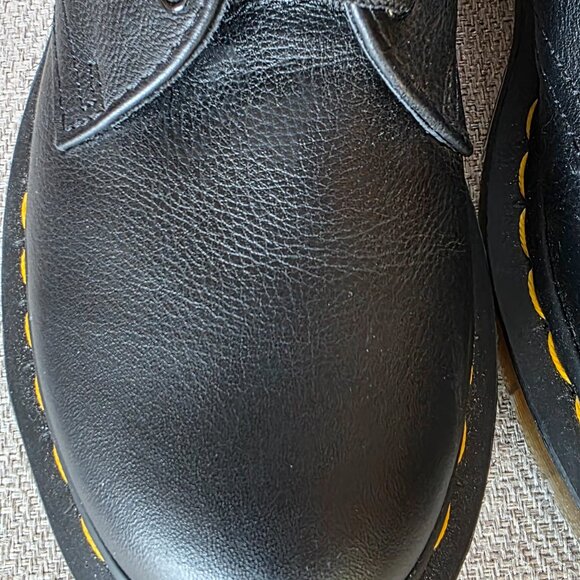 Dr. Martens 1461 Black Smooth Leather 3 Eye Oxford Shoes Size 7 New main image 8